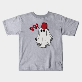 Halloween Ghost with Arabic Hat Kids T-Shirt